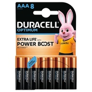 Батарейка DURACELL LR03 KPD 08*10 Optimum уп. 1x8 шт.