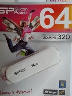 USB 2.0 SiliconPower LuxMini 320 64Gb White