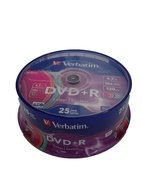 DVD+R Verbatim 4,7Gb 16x cake 25 color