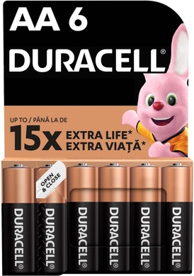 Батарейка DURACELL LR06 MN1500 1x6 шт.
