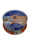 DVD-R Verbatim 4,7Gb 16x 25 cake printable