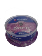 DVD+R Verbatim 4,7Gb 16x cake 25