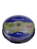 CD-RW Verbatim 700 Mb 12x cake 10