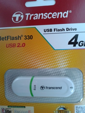 USB 2.0 Transcend JetFlash 330 4Gb White