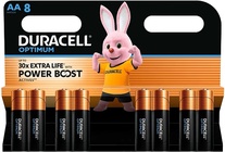 Батарейка DURACELL LR06 KPD 08*10 Optimum уп. 1x8 шт.