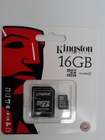 MicroSDHC 16Gb Kingston Class 4 (адаптер SD)