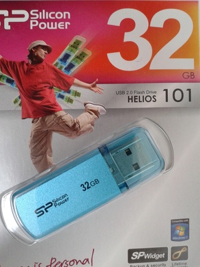USB 2.0 SiliconPower Helios 101 32Gb Blue