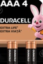 Батарейка DURACELL LR03 MN2400 1x4 шт.