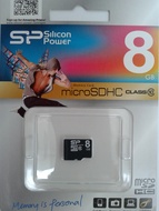 MicroSDHC 8Gb SiliconPowerClass 10
