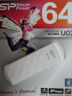 USB 2.0 SiliconPower Ultima U03 64Gb White