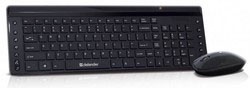 Клавиатура IT/kbrd DEFENDER Domino 825 Nano B набор кв + мышь USB 2.4ГГц