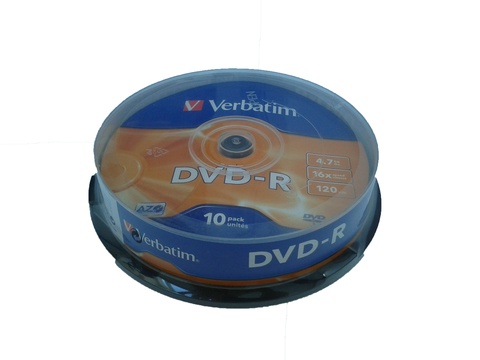 DVD-R Verbatim 4,7Gb 16x cake 10